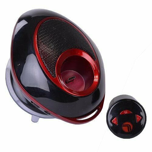Lyrix Duo Bluetooth Speaker with Removable Receiver  - Black/Red
