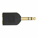 RadioShack Gold-Plated Y-Adapter 1/8 Inch Plugs-to-1/4 Inch Jack