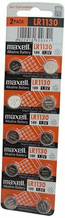 Maxell LR1130 Alkaline Battery 1.5V, 10 Pack