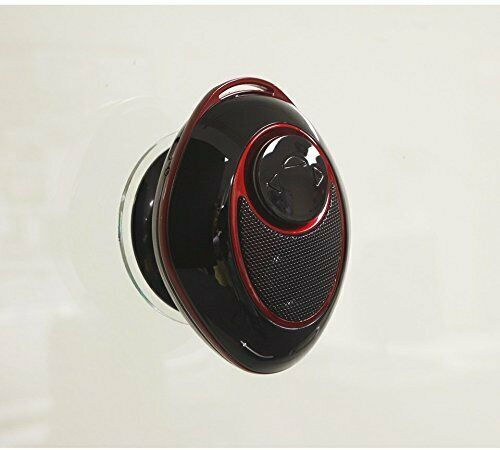 Lyrix Duo Bluetooth Speaker with Removable Receiver  - Black/Red