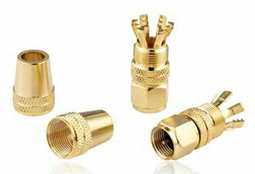 RadioShack Quick F-Pin Connectors for RG6U (2-Pack)