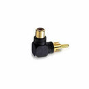RadioShack Right Angle Adapter RCA Male to RCA Female