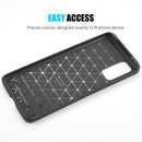 SAMSUNG GALAXY S20 PLUS CARBON TEXTURIZED TPU CASE SILKEE FINISH BLACK