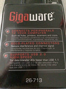Gigaware 26-713 6-Ft USB A Male To USB-B Male Cable