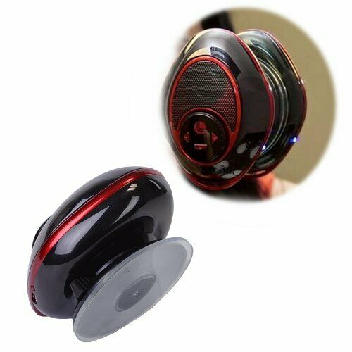 Lyrix Duo Bluetooth Speaker with Removable Receiver  - Black/Red