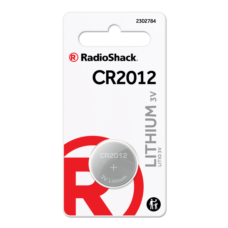 RadioShack CR2012 3V Lithium Coin Cell Battery