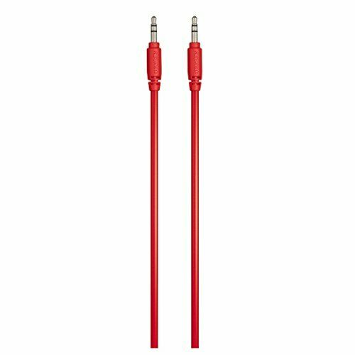 RadioShack 3-Foot 1/8" Stereo Shielded Audio Cable (Red)