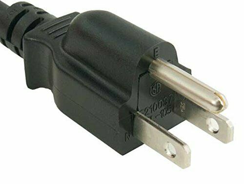 6ft 3-Prong Notebook AC Power Cord IEC320 C5 to NEMA 5-15P UL listed