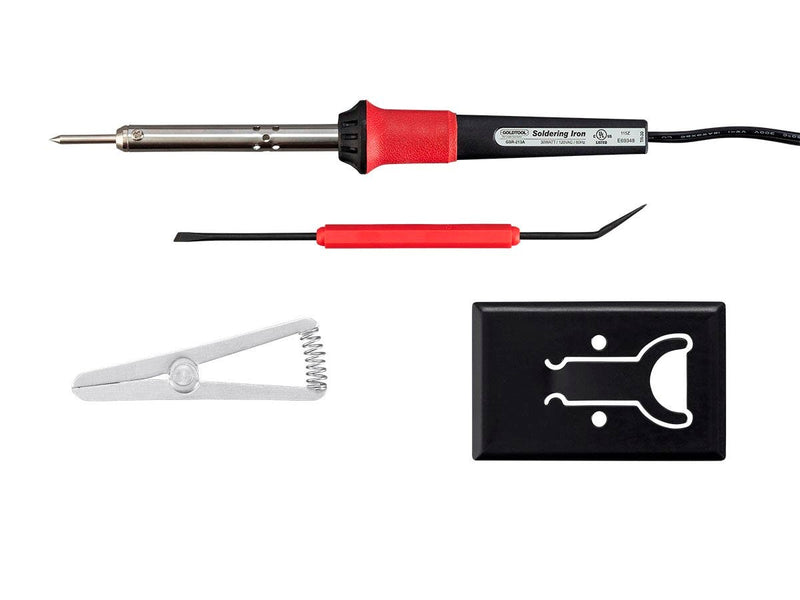 4-Piece Soldering Tool Set With 30-Watt Soldering Iron