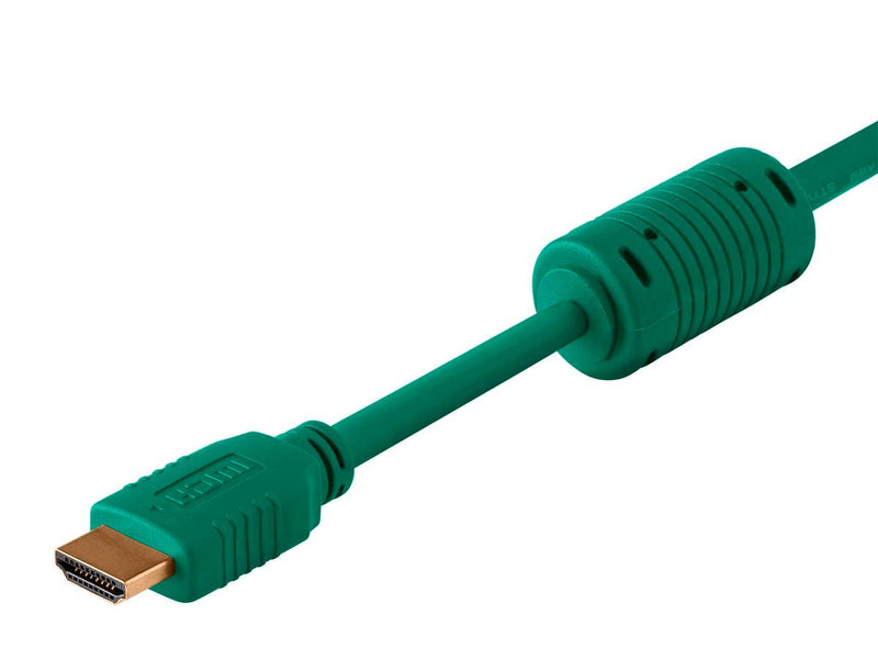Monoprice Select Series High Speed HDMI Cable - 4K@24Hz 10.2Gbps 28AWG 3ft Green