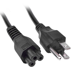 4ft Cable 18 AWG 3-Slot Power Cord (IEC320 C5 to NEMA 5-15P) - SimplyASP Tech