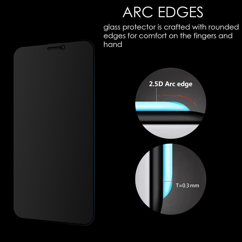 2.5D COVERAGE PRIVACY TEMPERED GLASS PROTECTOR IPHONE 12 & PRO BLACK