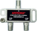 2-Way Horizontal Splitter -3.5dB 5-1002 MHz for Coax Cable TV & Internet