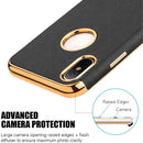 PHONE XS MAX THE SAFFIANO LUXURY TPU CASE WITH ELECTROPLATED FRAME
