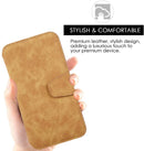 SAMSUNG GALAXY S10 LUXURY COACH 2 SERIES FLIP WALLET CASE -  BROWN