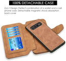 SAMSUNG GALAXY S10 LUXURY COACH 2 SERIES FLIP WALLET CASE -  BROWN