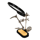 RadioShack Helping Hands with Illuminated LED Magnifier and Soldering Iron Stand