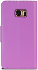 Goospery Sonata Wallet for Samsung Galaxy S7 Case Stand Purple