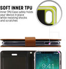 iPhone X and Xs MERCURY Goospery Brown Flip Case Wallet Cover