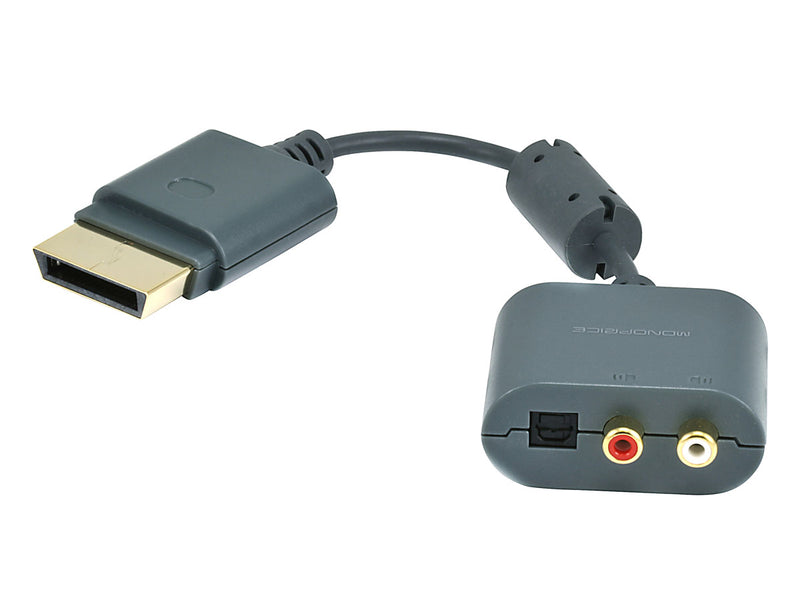 Analog Stereo and S/PDIF (Toslink) Digital Optical Audio Adapter for Xbox 360 - SimplyASP Tech