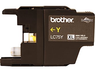 SimplyASP Tech Premium Yellow Inkjet Cartridge Compatible with Brother LC75Y