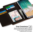 iPhone X and Xs MERCURY Goospery Brown Flip Case Wallet Cover