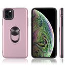 RUBBERIZED ANTI SLIPPERY CASE WITH METAL ROTATABLE RINGSTAND for IPHONE 11 PRO
