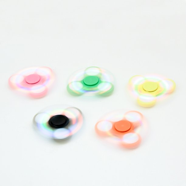SimplyASP Tech Finger Spinners with LED Black