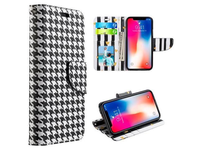 THE TRNDY LEATHER FLIP WALLET CASE FOR IPHONE XS / X - HOUND
