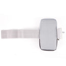 UNIVERSAL SPORTS ARMBAND DURABLE CANVAS MOBILE POUCH WITH SECURED ZIPPER - BLACK