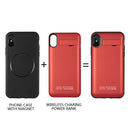IPHONE XS/X 5000MAH BATTERY CASE W/ DETACHABLE WIRELESS CHARGING POWER