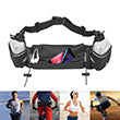 UNIVERSAL RUNNING BELT W/ WATER SLOTS & PHONE POCKET WATER RESISTANT