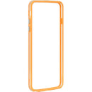 FOR IPHONE 6 / 6S PLUS HARD BUMPER CANDY CASE GREEN TRIM W/ CLEAR PC