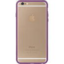 FOR IPHONE 6 / 6S PLUS HARD BUMPER CANDY CASE GREEN TRIM W/ CLEAR PC