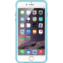 FOR IPHONE 6 / 6S PLUS HARD BUMPER CANDY CASE GREEN TRIM W/ CLEAR PC