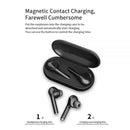 WIRELESS BLUETOOTH 5.0 STEREO TWS EARPHONES WITH CHARGING CASE- BLACK