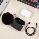 FURBULOUS COLLECTION 3IN1  CASE W FURBALL KEYCHAIN STRAP AIRPODS