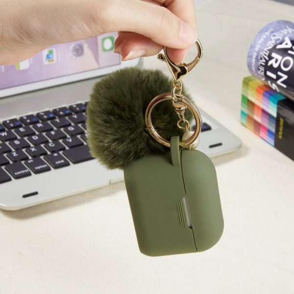 FURBULOUS COLLECTION 3IN1  CASE W FURBALL KEYCHAIN STRAP AIRPODS