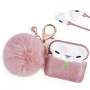 FURBULOUS COLLECTION 3IN1  CASE W FURBALL KEYCHAIN STRAP AIRPODS