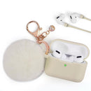 FURBULOUS COLLECTION 3IN1  CASE W FURBALL KEYCHAIN STRAP AIRPODS