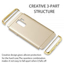 SAMSUNG GALAXY S9+ GRIPTECH RUBBERIZED CASE W/GOLD CHROME FRAME