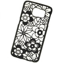 SAMSUNG GALAXY S6 CRYSTAL RUBBER CASE FLOWER LEAF