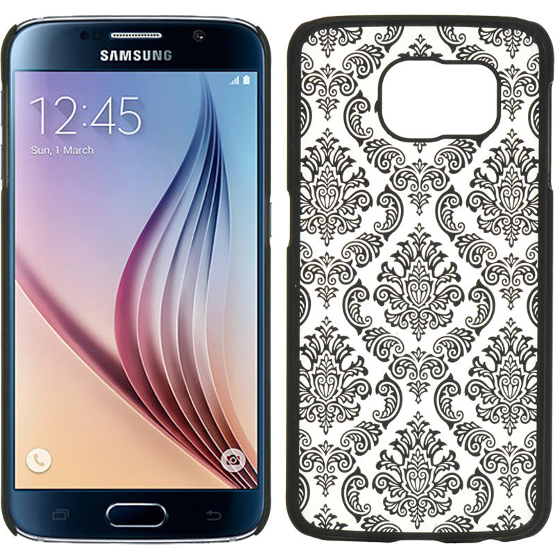 SAMSUNG GALAXY S6 CRYSTAL RUBBER CASE LACE BLACK