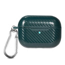 CARBON FIBER  PROTECTIVE CASE CARABINER (FRONT LED)FOR AIRPODS PRO 2019