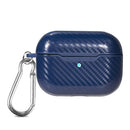 CARBON FIBER  PROTECTIVE CASE CARABINER (FRONT LED)FOR AIRPODS PRO 2019