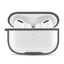 STYLISH EGGSHELL PC CLEAR CASE WITH CARABINER FOR AIRPODS PRO