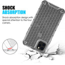 HONEYCOMB CRYSTAL CLEAR SHOCK ABSORPTION BUMPER CASE for iPhone 11 PRO