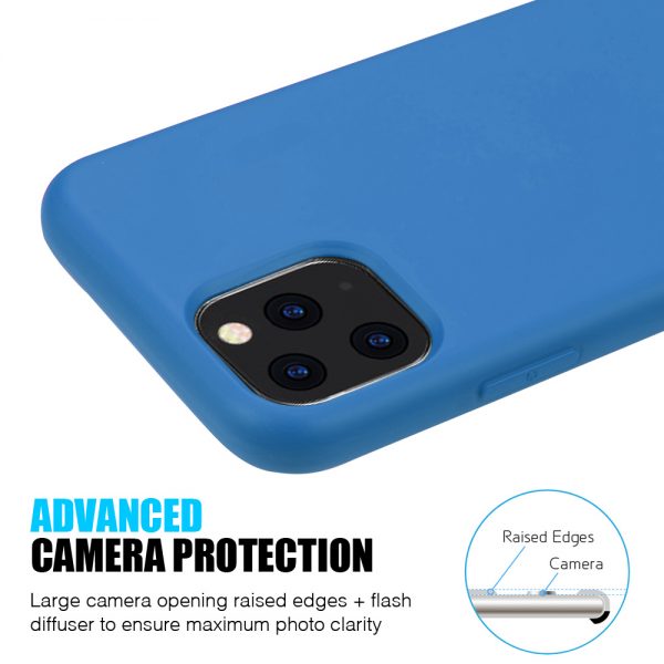 SIMPLEMADE SLIM LIQUID SILICONE BACK COVER CASE FOR IPHONE 11 PRO