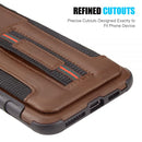 PROTECTIVE MULTI LEATHER CARD ELASTIC RING HOLDER IPHONE 11 PROMAX