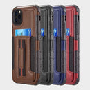 PROTECTIVE MULTI LEATHER CARD ELASTIC RING HOLDER IPHONE 11 PROMAX